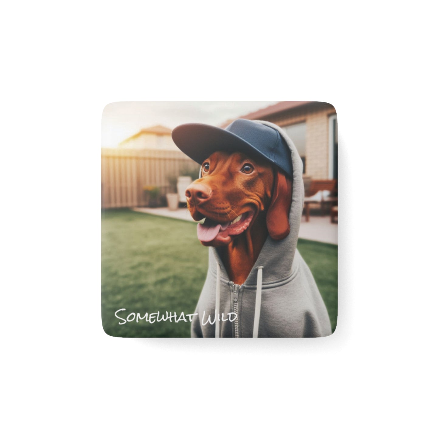 Vizsla Porcelain Magnet (2 in. x 2 in.)